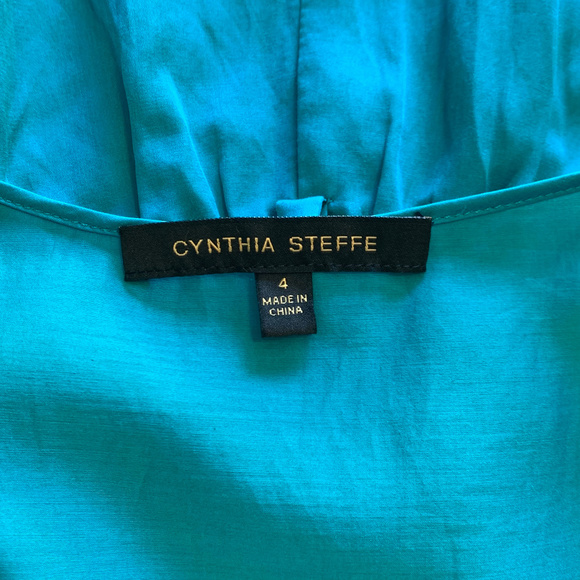 Cynthia Steffe Turquoise Sleeveless Tank Romper - Picture 6 of 7